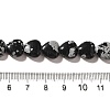 Natural Snowflake Obsidian Beads Strands X-G-R190-10mm-51-5
