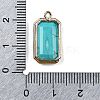 Synthetic Turquoise Pendants G-U019-04G-09-3