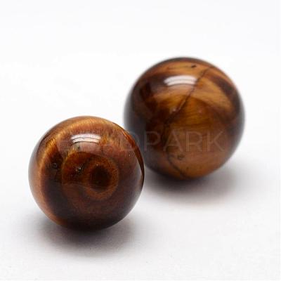 Grade A Natural Tiger Eye Round Beads G-L451-02-10mm-1