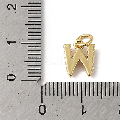 Rack Plating Brass with ABS Plastic Imitation Pearl Charms KK-B092-30W-G-1