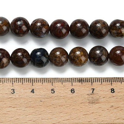 Natural Pietersite Beads Strands G-L642-B16-10mm-1