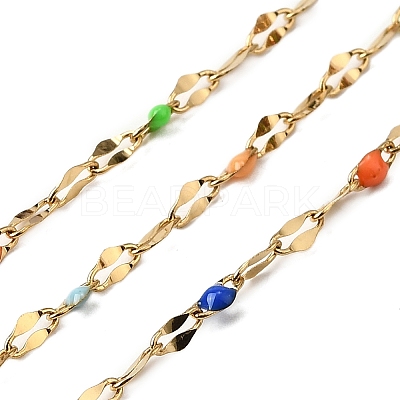 304 Stainless Steel Dapped Chains CHS-H036-01G-01-1
