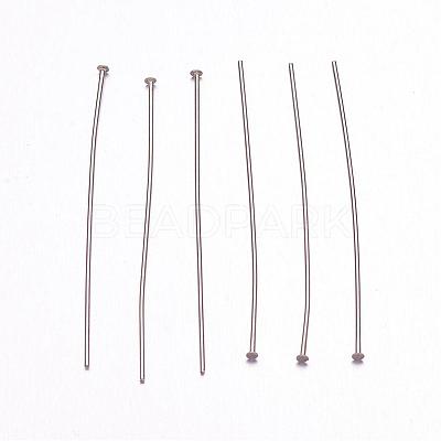 Tarnish Resistant 304 Stainless Steel Flat Head Pins STAS-H358-08B-1