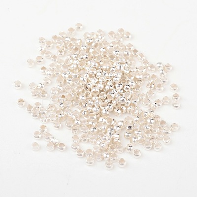 2MM Brass Crimp Beads for Jewelry Making Craft DIY X-E002-S-1