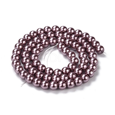 Eco-Friendly Grade A Glass Pearl Beads HY-J002-6mm-HX023-1