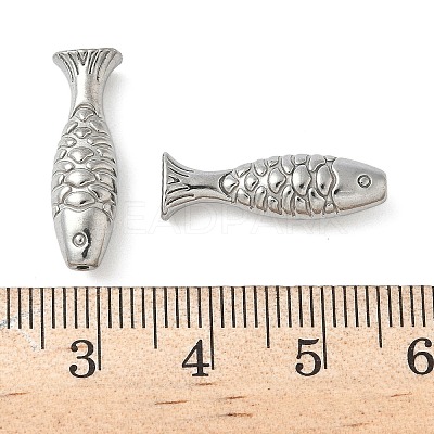 304 Stainless Steel Beads STAS-F320-15D-P-1