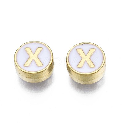 Alloy Enamel Beads ENAM-N052-006-01X-RS-1