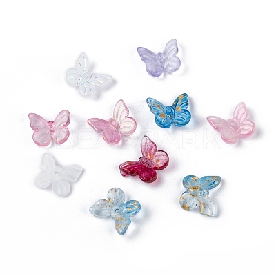 Transparent Glass Charms GLAA-T016-23-1