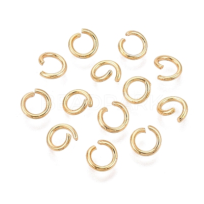 304 Stainless Steel Open Jump Rings STAS-Q113-6x1.0mm-G-01-1