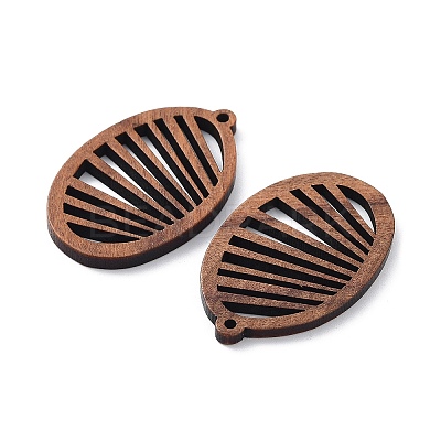 Walnut Wood Laser Cut Pendants WOOD-Q051-01H-1