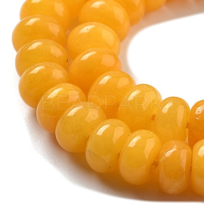 Natural White Jade Beads Strands G-E507-01V-1