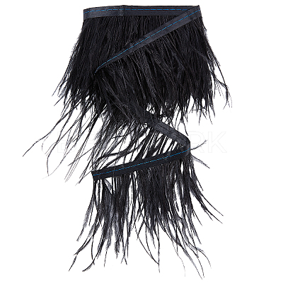 2 Yards Fashion Ostrich Feather Cloth Strand Costume Accessories FIND-GF0003-42A-1