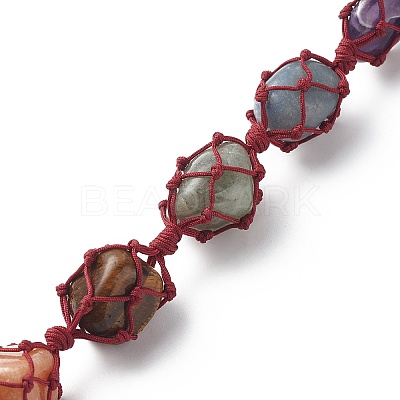 7 Chakra Gemstone Hanging Decorations HJEW-JM00805-02-1