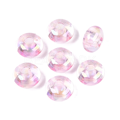 Transparent Acrylic European Beads OACR-E033-20E-1