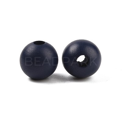 Wood European Beads WOOD-M014-01P-1