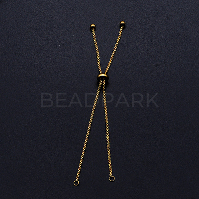 Adjustable 201 Stainless Steel Slider Bracelets Making LS-STAS-S105-JN646-2-1