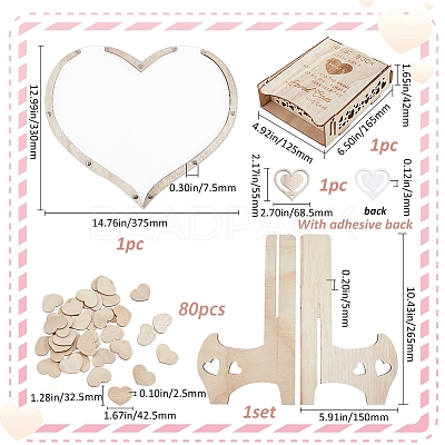 Wedding Guest Book AJEW-WH20020-026B-1