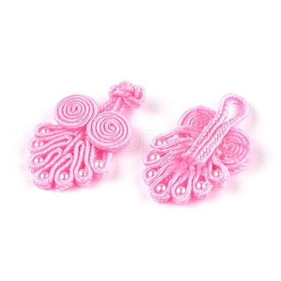 Handmade Chinese Frogs Knots Buttons Sets BUTT-WH0014-29B-1