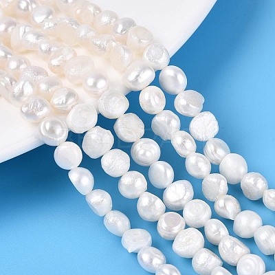 Natural Cultured Freshwater Pearl Beads Strands PEAR-T006-18C-1