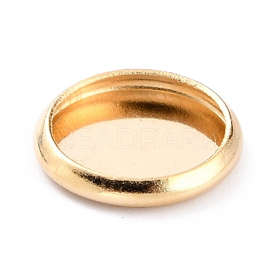 304 Stainless Steel Cabochon Settings STAS-Y001-12B-G-1