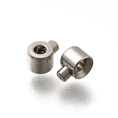 304 Stainless Steel Crimp Beads STAS-L216-51P-01-1