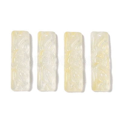 Baking Paint Glass Pendants GLAA-S202-16K-1