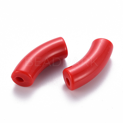 Opaque Acrylic Beads MACR-S372-001B-S010-1
