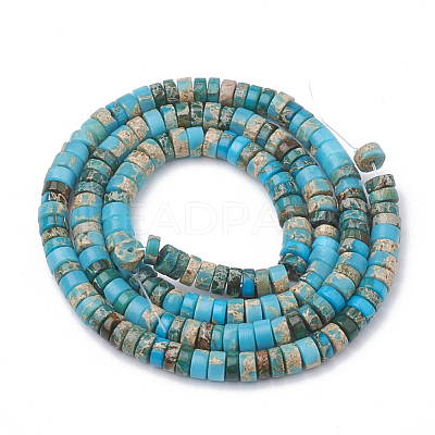 Synthetic Imperial Jasper Beads Strands G-T103-18H-1