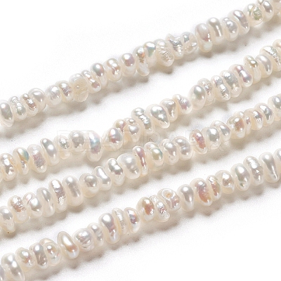 Natural Cultured Freshwater Pearl Beads Strands LS-PEAR-I004-07A-1