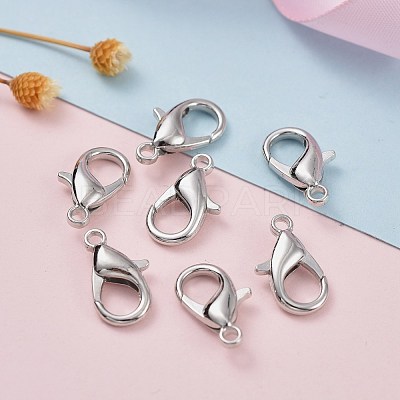 Zinc Alloy Lobster Claw Clasps E106-1