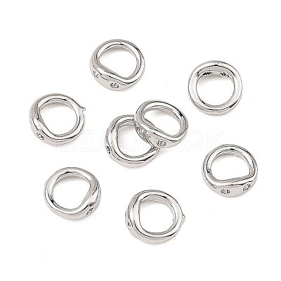 SHEGRACE Brass Ring Charm Connectors XGR-Q6M680-913P-1