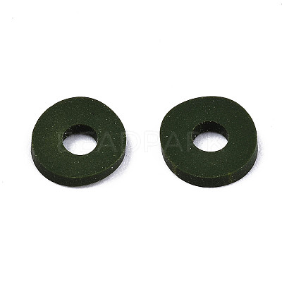 Handmade Polymer Clay Beads CLAY-Q251-8.0mm-81-1