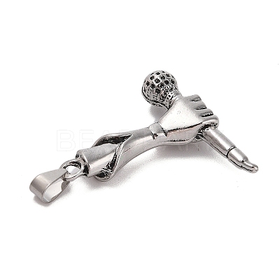 Tibetan Style Alloy Pendants FIND-B040-16AS-1