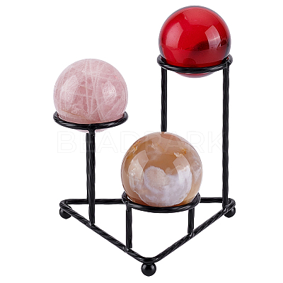 Alloy Crystal Ball Holders ODIS-WH0078-97EB-1