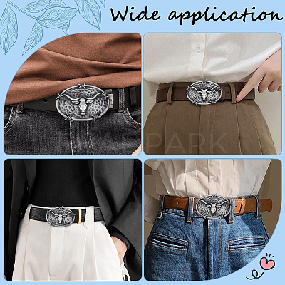1Pc Tibetan Style Alloy Belt Buckles FIND-GF0009-31AS-1