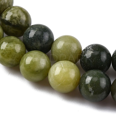 Natural Canada Jade Beads Strands G-NH0029-02C-1