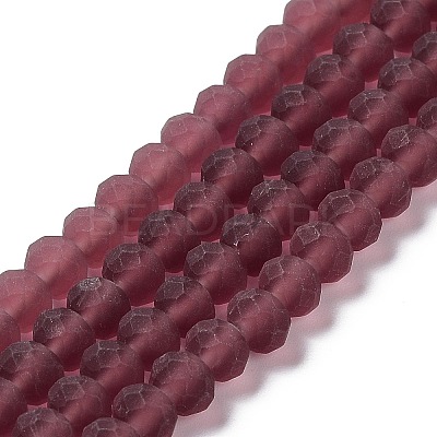 Transparent Glass Beads Strands EGLA-A034-T2mm-MD13-1