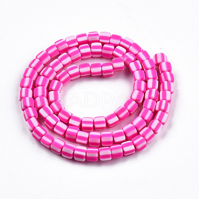 Handmade Polymer Clay Beads Strands CLAY-N010-074-07-1