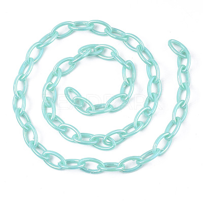 Acrylic Opaque Cable Chains X-PACR-N009-001D-1