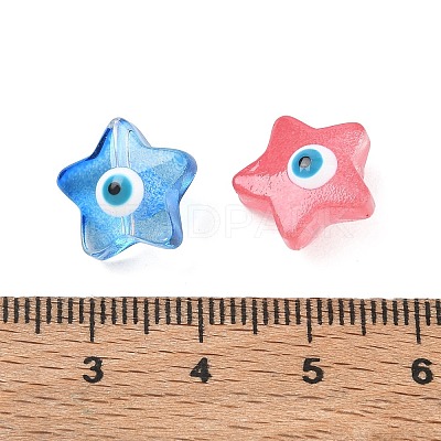 Handmade Evil Eye Lampwork Beads LA-CBAAB97-01C-1