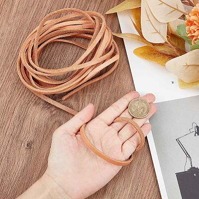 Flat Cowhide Leather Cord WL-GF0001-09D-03-1
