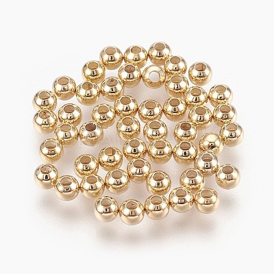 Brass Spacer Beads X-KK-Q735-54G-1