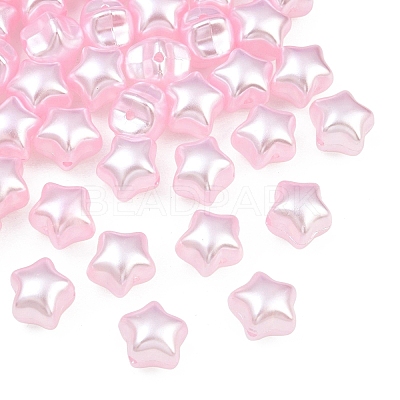 Imitation Pearl Acrylic Beads AC-CBAAA05-15A-1