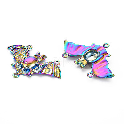 Rainbow Color Alloy Chandelier Components Link Rhinestone Settings PALLOY-S180-294-NR-1