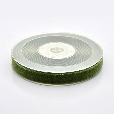 Polyester Velvet Ribbon for Gift Packing and Festival Decoration SRIB-M001-13mm-570-1