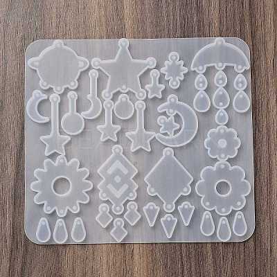 Earrings Pendants DIY Silicone Mold DIY-Q033-07B-1
