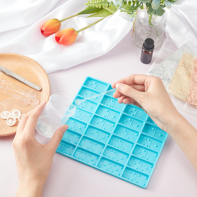 DIY Dominoes Silicone Molds DIY-FH0001-71-1