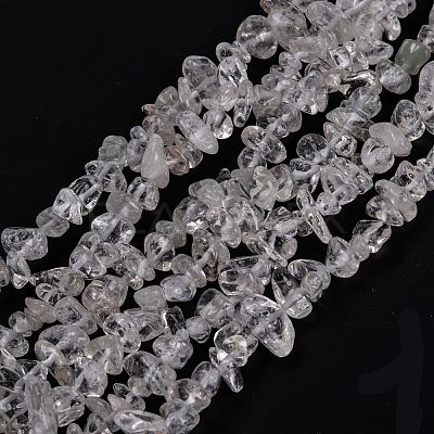 Natural Quartz Crystal Beads Strands LS-G-F703-03-1