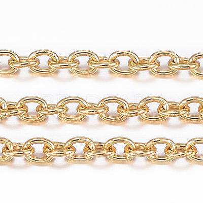 Ion Plating(IP) 304 Stainless Steel Cable Chains CHS-H009-27G-1