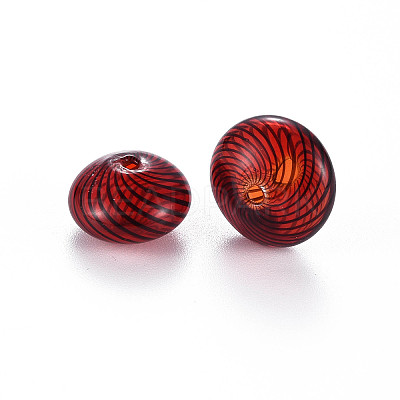 Transparent Handmade Blown Glass Globe Beads LS-X-GLAA-T012-19A-1